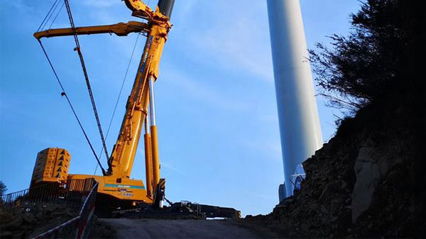 来了！首台XCA1200_I落户广东，中国风电吊装千吨级阵营再添劲旅