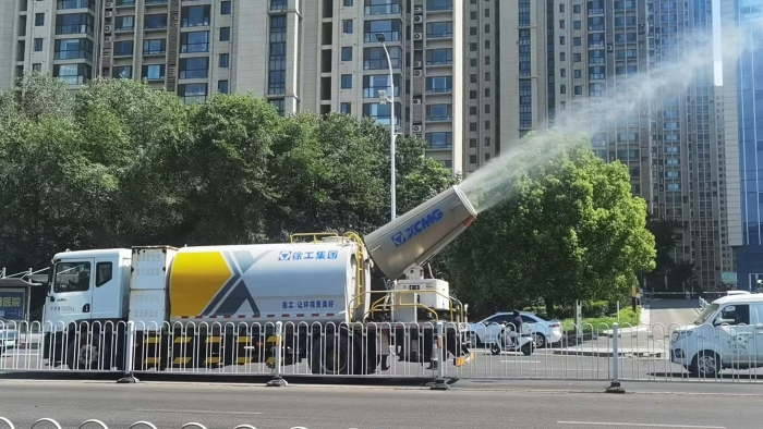 yl23455永利多功能抑尘车，助力家乡徐州环境，更“净”一步！
