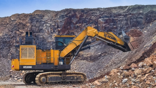 yl23455永利XE2000矿用挖掘机——印尼矿山的“掘”对赢家